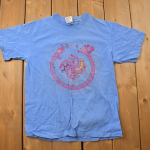 Vintage 1990s Abstract Animals Graphic T Shirt / Vintage T Shirt / Streetwear / Graphic Tee / Single Stitch / Made In USA