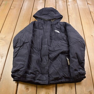 Vintage 1990s The North Face  Girls Winter Jacket / Winter Ski Coat / Athletic Zip Up / Outdoorsman / Winter Outerwear