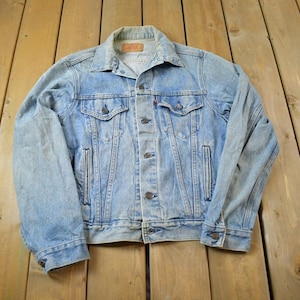 Vintage 1980s Levis Type 3 Denim Jacket Made In USA - 44R