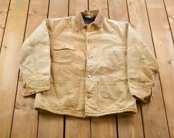 Carhartt Michigan Vintage 80s 90s Men's Distressed Workwear Carhartt Michigan Vintage 80s 90s Men's Distressed Workwear