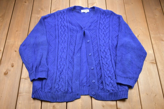Vintage 1990s Cabin Creek Knitted Sweater / Vinta… - image 1