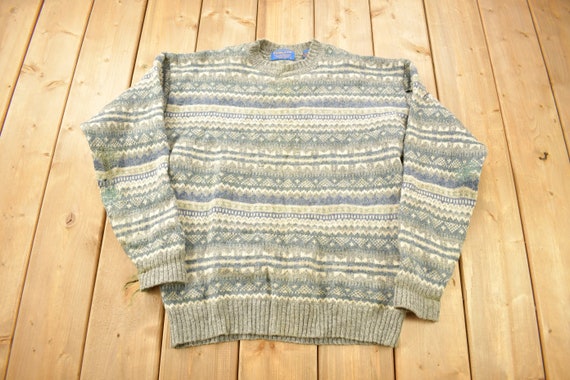 Vintage 1990s Pendleton 100% Virgin Shetland Wool… - image 1