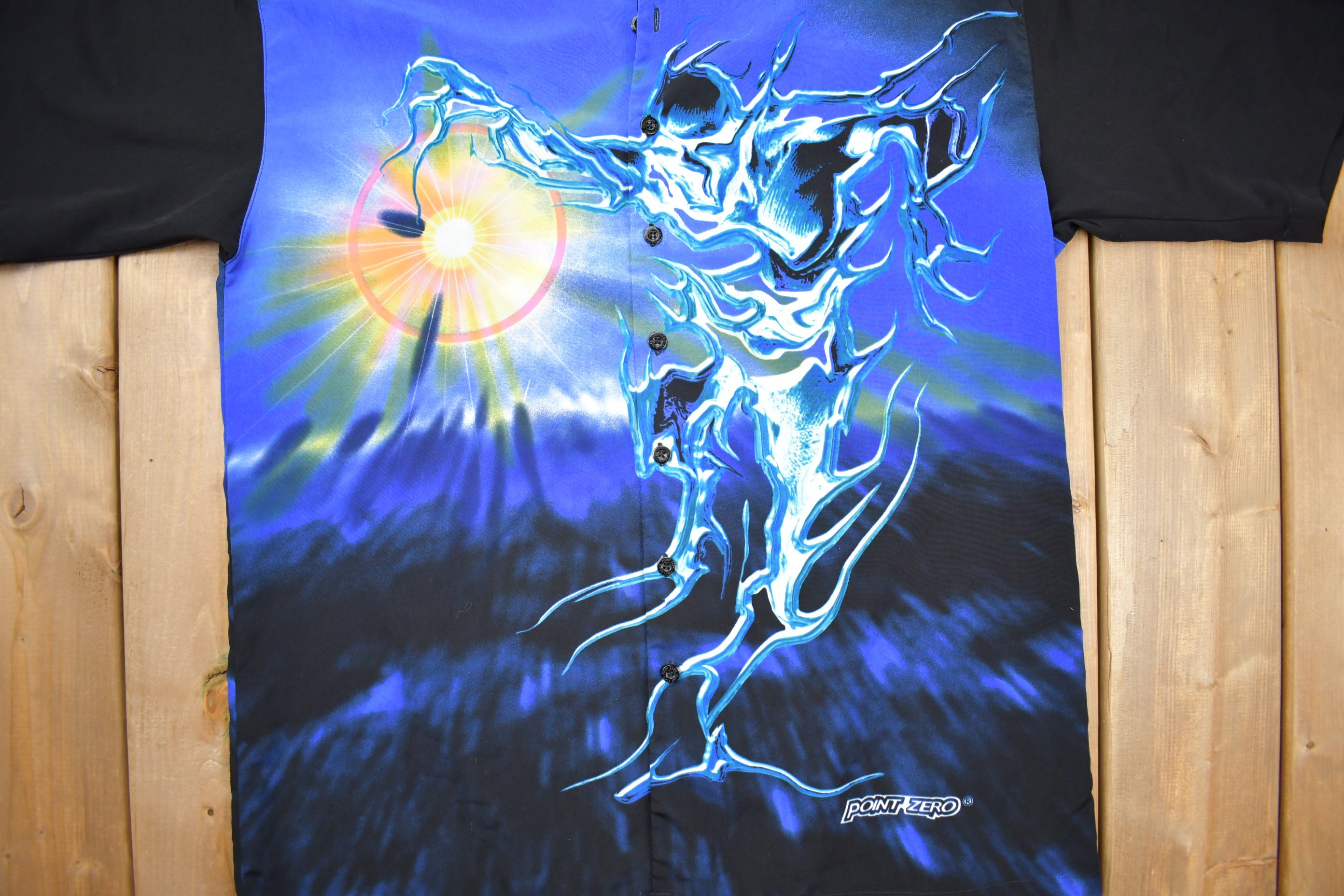 00s POINT ZERO ジップアップ シャツ