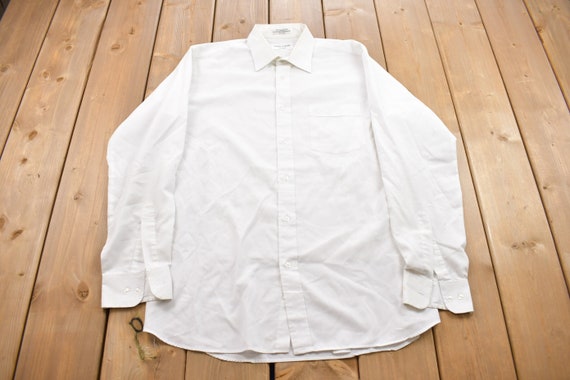 Vintage 1990s Pierre Cardin Button Up Dress Shirt… - image 1