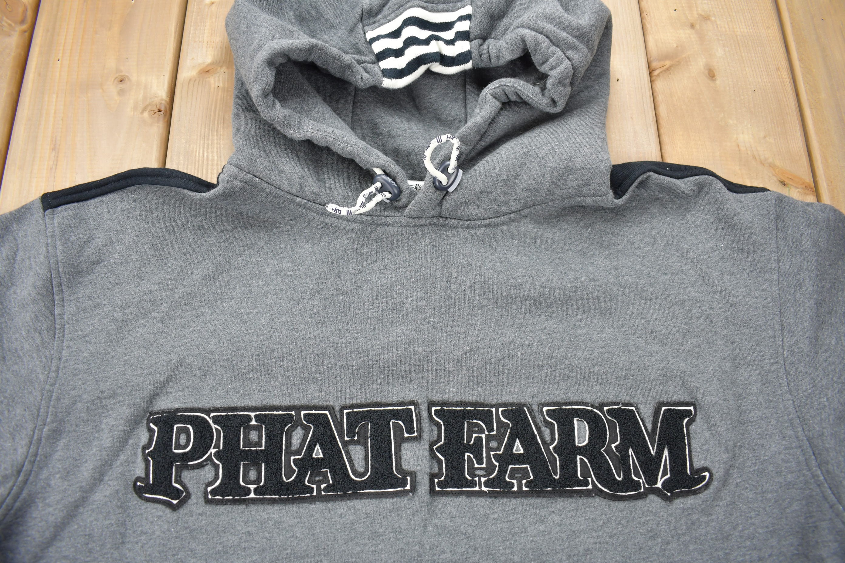 Vintage Deadstock Y2K Phat Farm Embroidered Corduroy Hoodie