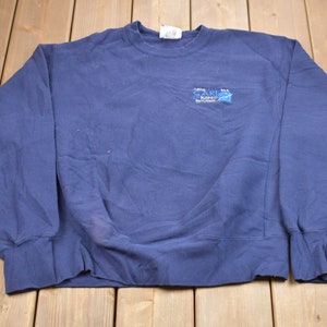 Vintage 1990s Lee Taking Care Of Business Embroidered Crewneck Sweatshirt / 90s Crewneck / Souvenir / Athleisure / Streetwear / Made In USA