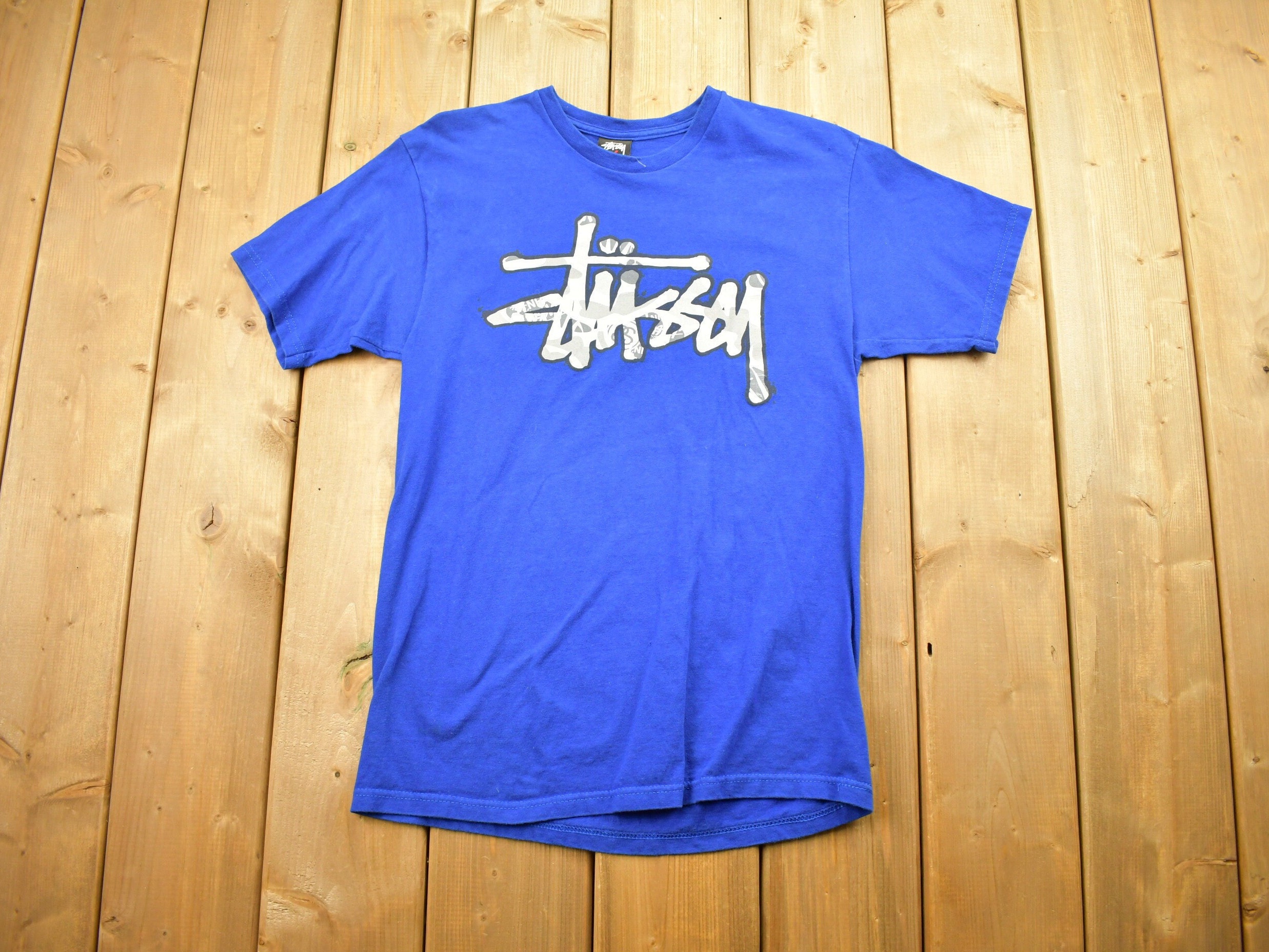 Vintage 1990s Stussy Graphic T Shirt 