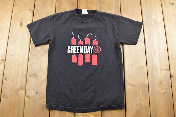 Vintage 1990s Green Day American Idiot Tour Band T-shirt / Band 