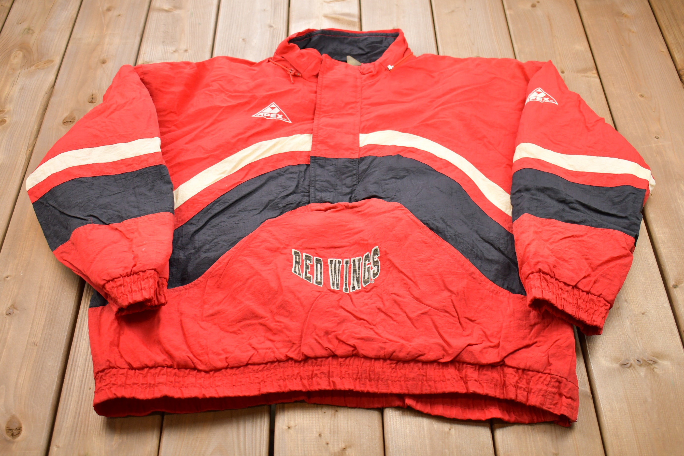 Detroit Red Wings Men's Stripe Starter Jacket