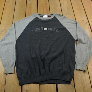 Vintage 2000s Ecko Unlimited Embroidered Long Sleeve / Vintage T Shirt / Streetwear / Graphic Tee / Vintage Streetwear / Hip Hop / Y2K