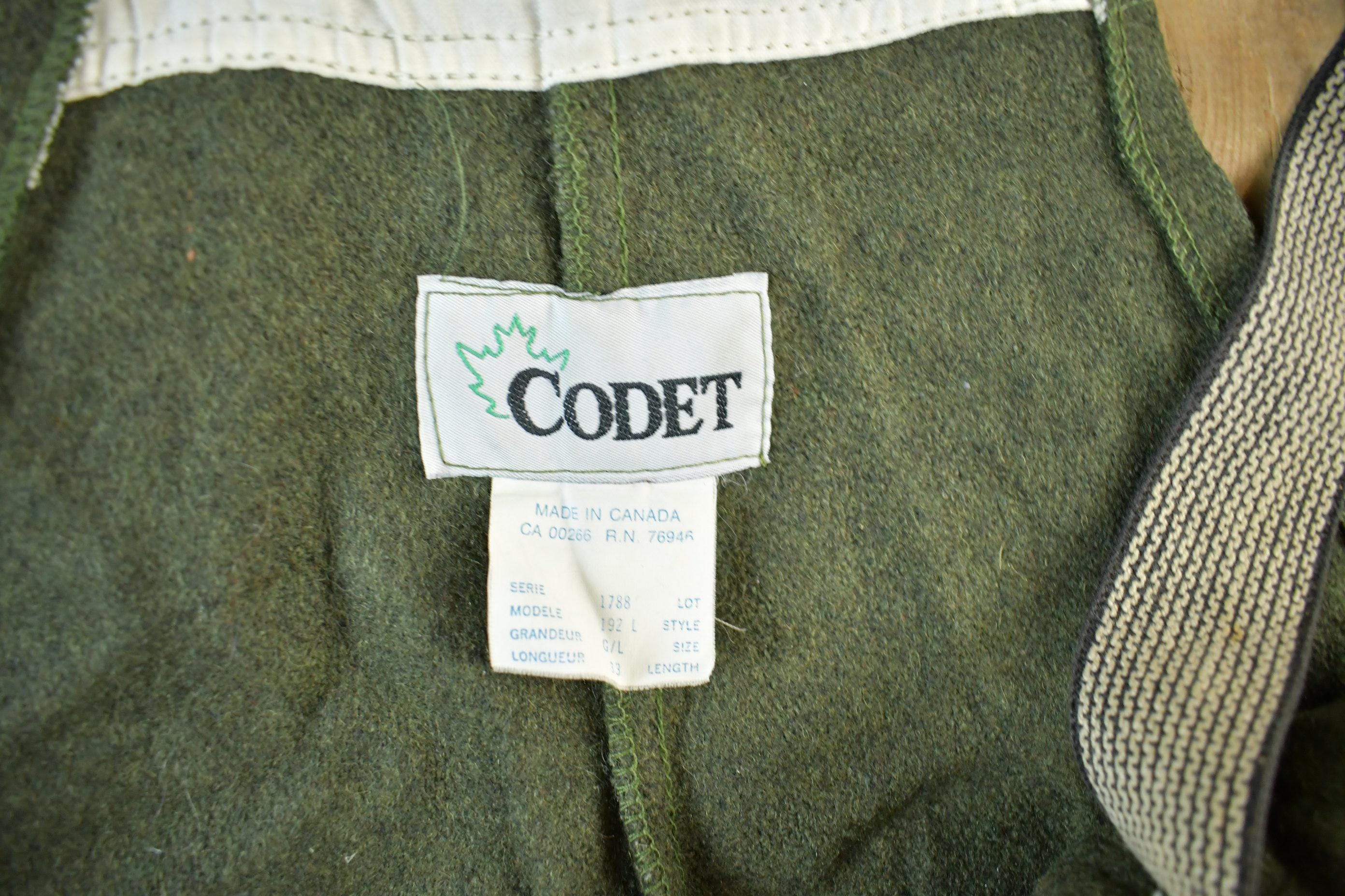 Vintage 1980s Codet Wool Overalls Size 44 X 29 / Vintage Overalls ...