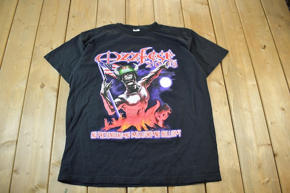 Vintage 2003 Ozzfest Festival Promo T-shirt / Ozzy Ozbourne Shirt