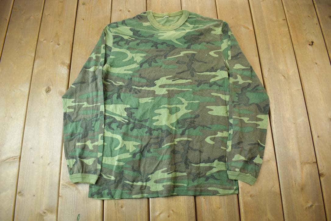 Camo Thermal Shirt - Etsy UK
