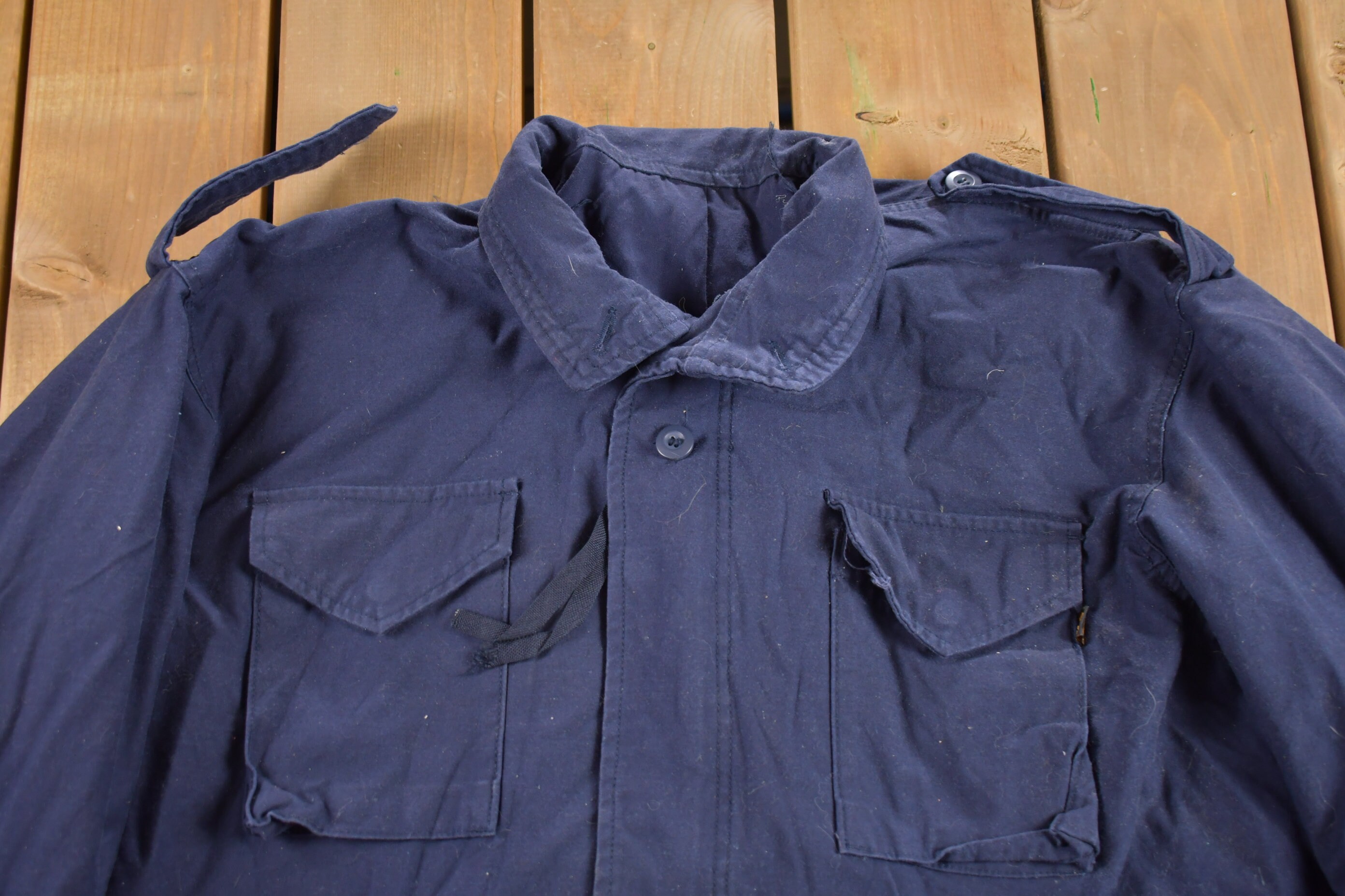 Vintage 1990s Alpha Industries Military Jacket / Zip up