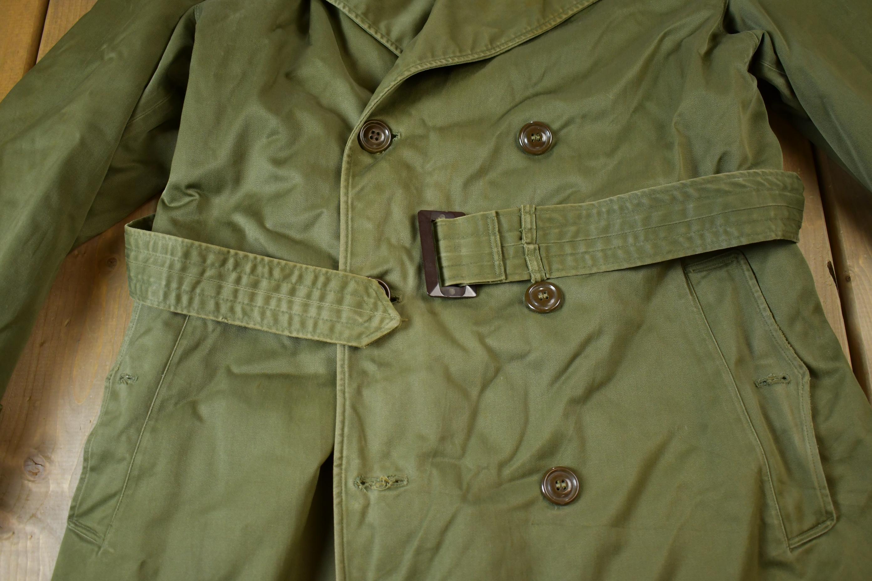 Vintage 1950S Military OG 107 Trench Coat With Liner - Etsy