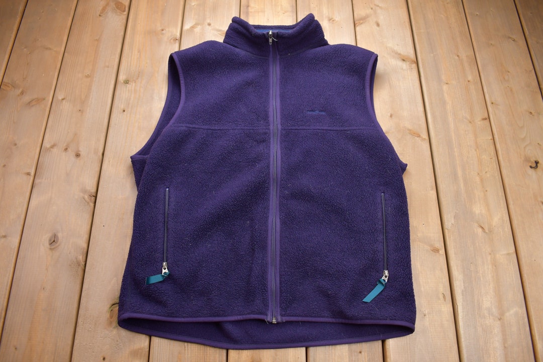Vintage 1996 Patagonia Synchilla Full Zip Fleece Sweater Vest