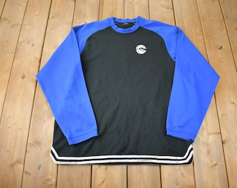 Vintage 1990s Nike Basketball Embroidered Warm Up Shirt