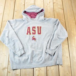 Vintage Y2K ASU University Hoodie Made In USA / 90s Crewneck / Sportswear