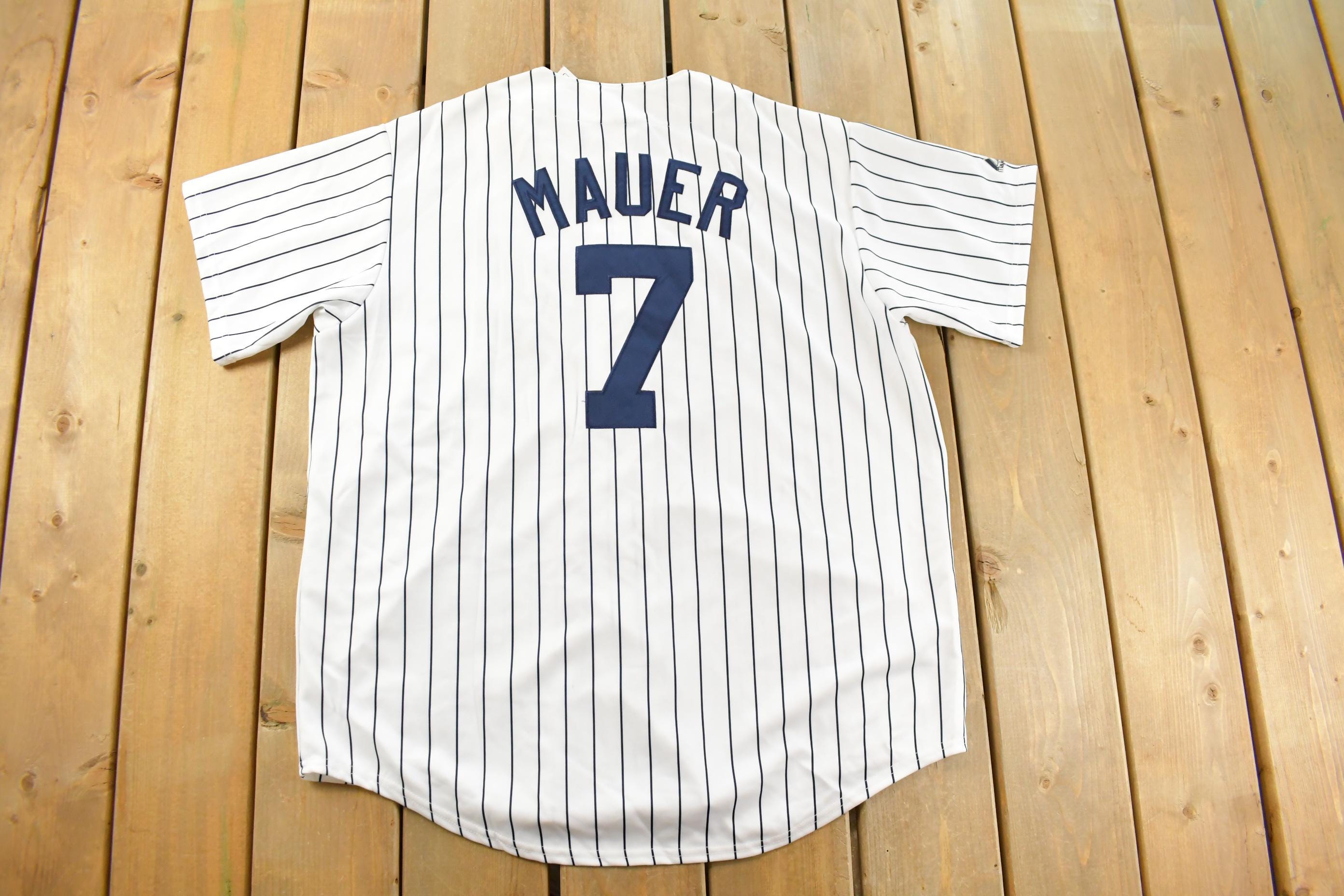 Vintage 2000s Minnesota Twins Joe Mauer #7 MLB Baseball Jersey