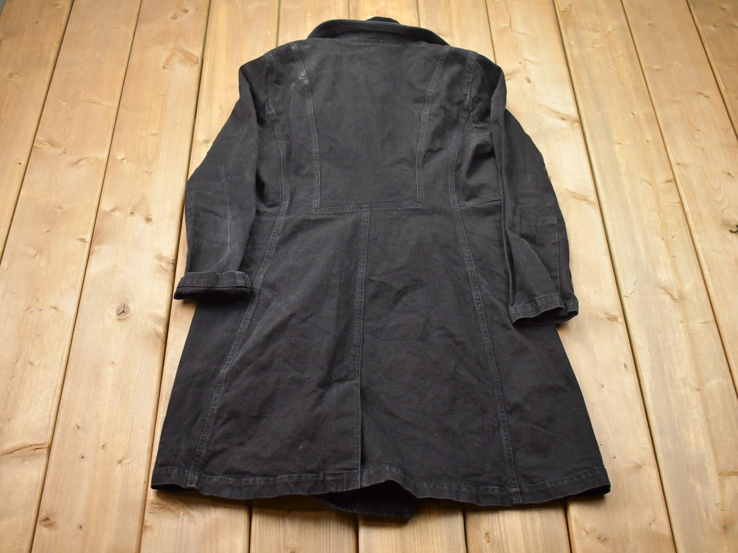 Vintage 1990s Lauren Ralph Lauren Trench Coat / 90s Overcoat