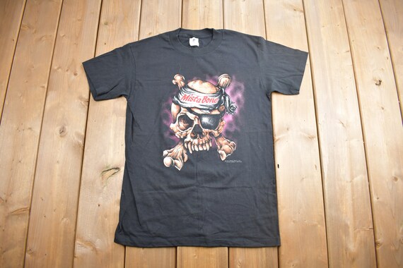 Vintage 1989 Great White Mista Bone Highway Hunter Tour Band T