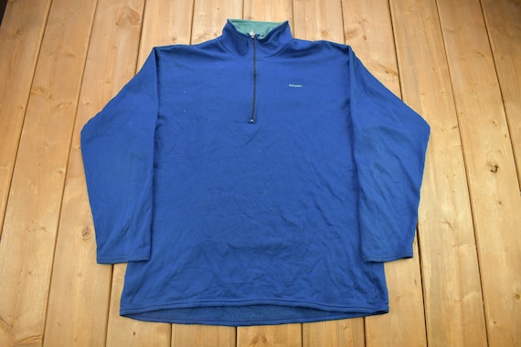 Vintage 1990s Patagonia Capilene Half Zip Fleece Sweater / - Etsy