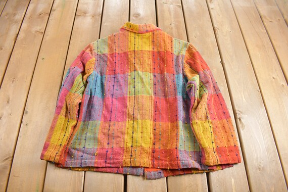 Vintage 1990s Anni Patchwork Jacket / Womenswear … - image 2