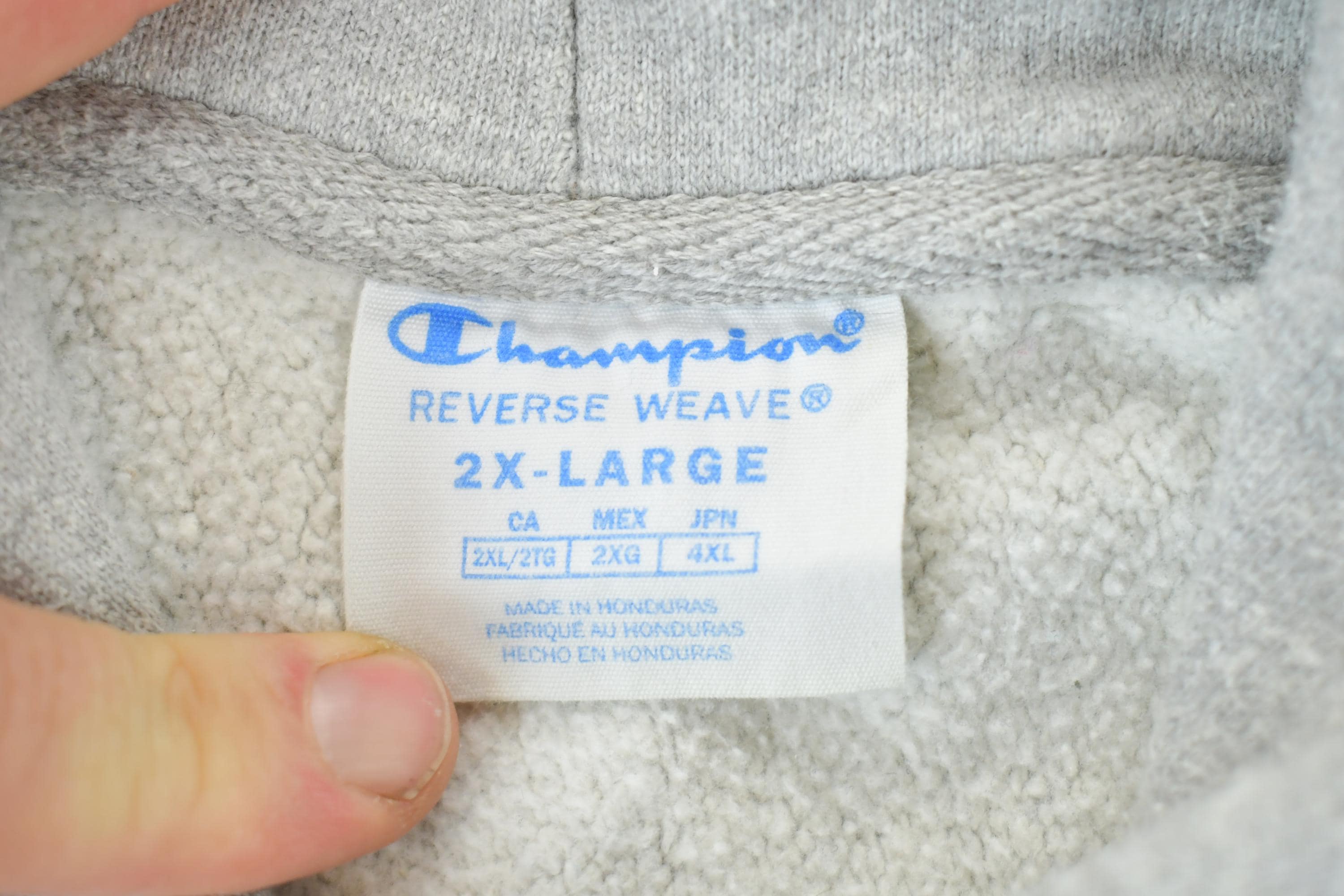 Vintage 1990s Champion Reverse Weave Heather Grey Hoodie