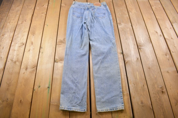 Vintage 1990s Levi's 512 Red Tab Jeans Size 28 x … - image 3