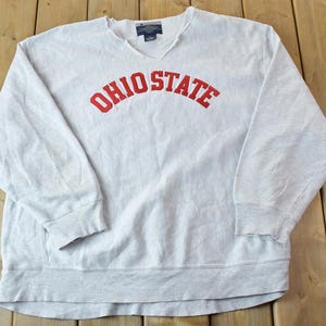 Vintage 1990s Champion Ohio State University Sweatshirt / Vintage Champion Pro Weave / Vintage Pullover / Streetwear / Athleisure Sportswear