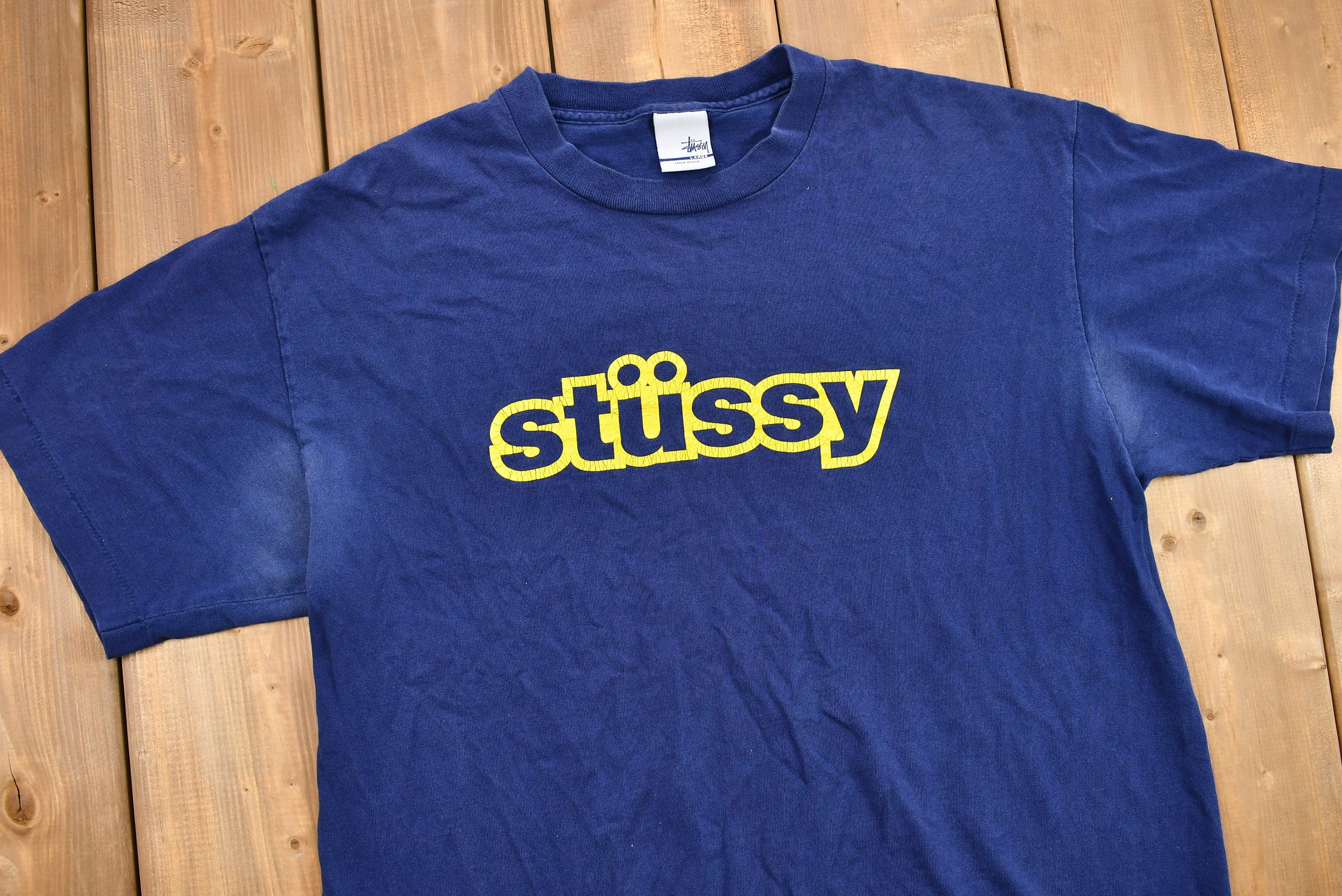 Vintage 1990s Stüssy T-shirt / 90s Streetwear / Single Stitch - Etsy