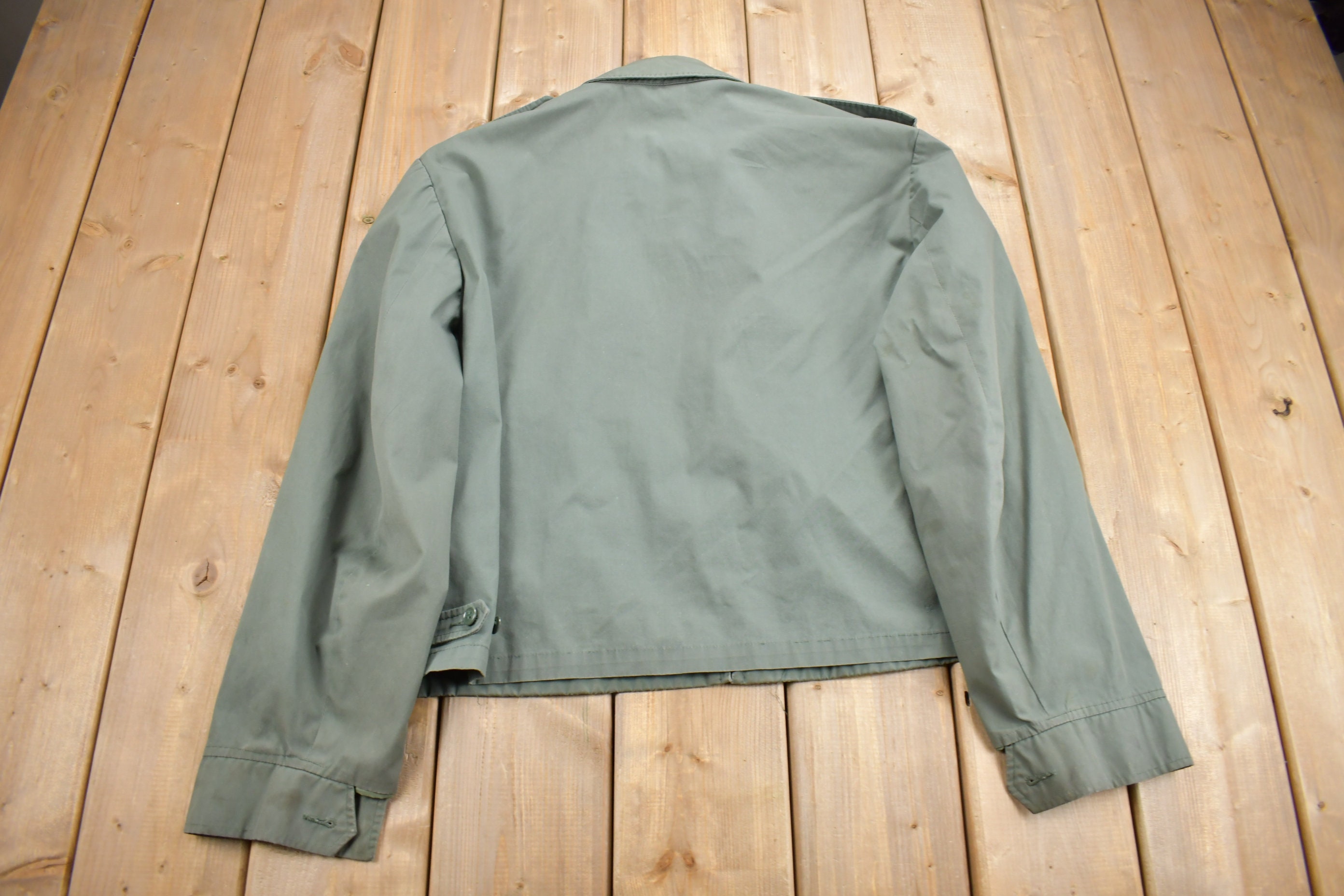 Vintage 1960s AG-274 Military Green Water Repellent Jacket / True