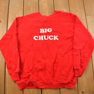 Vintage 1990s Big Chuck #1 Lover Crewneck Sweatshirt / 90s Crewneck / Made In USA / Streetwear /