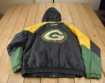 Vintage 1990s Green Bay Packers NFL Starter Pro Line Quarter Zip