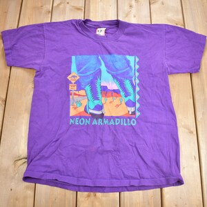 ヴィンテージ 1990年代 ネオンアルマジロ ディズニーデザイン Tシャツ / 90年代 グラフィックTシャツ / プレジャーランド / アメリカ製 / 90年代 ディズニーTシャツ