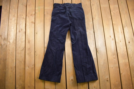 Vintage 1970s Levis Panatela Corduroy Flared Trou… - image 2