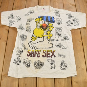 1994年製ヴィンテージ マザーグース＆グリム オールオーバープリント カートゥーン プロモーションTシャツ / 90年代グラフィックTシャツ / グリミー / シングルステッチ / アメリカ製