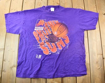 Vintage 1990s Phoenix Suns NBA Graphic T-Shirt / 2XL / NBA Basketball / 90s Streetwear / Sportswear