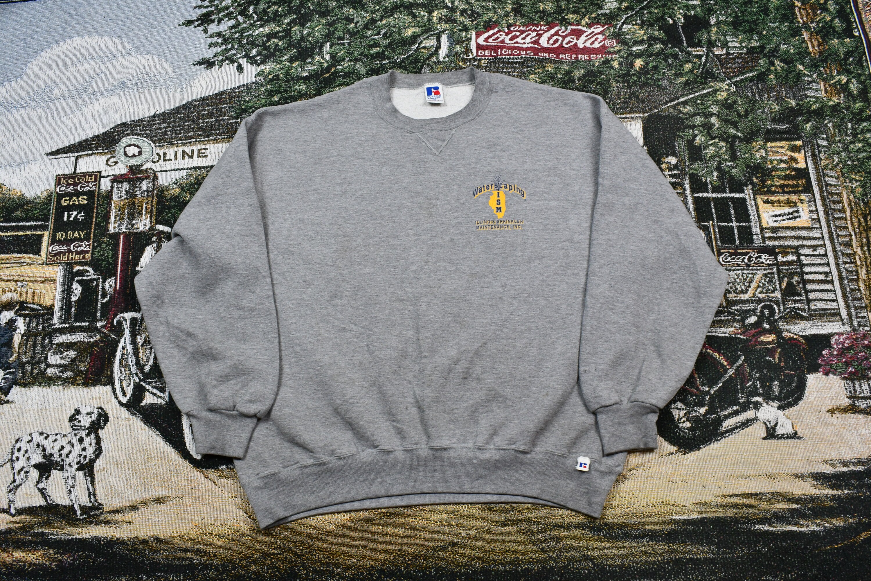 Russell Athletic Made In USA 90s Crewneck / Vintage Illinois | Etsy