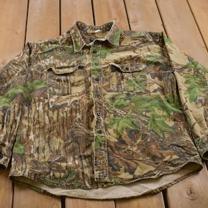 Vintage 90s Rattlers Brand Camo Button-Up Realtree Heavyweight Hunter Shirt  All – St. John's Institute (Hua Ming)