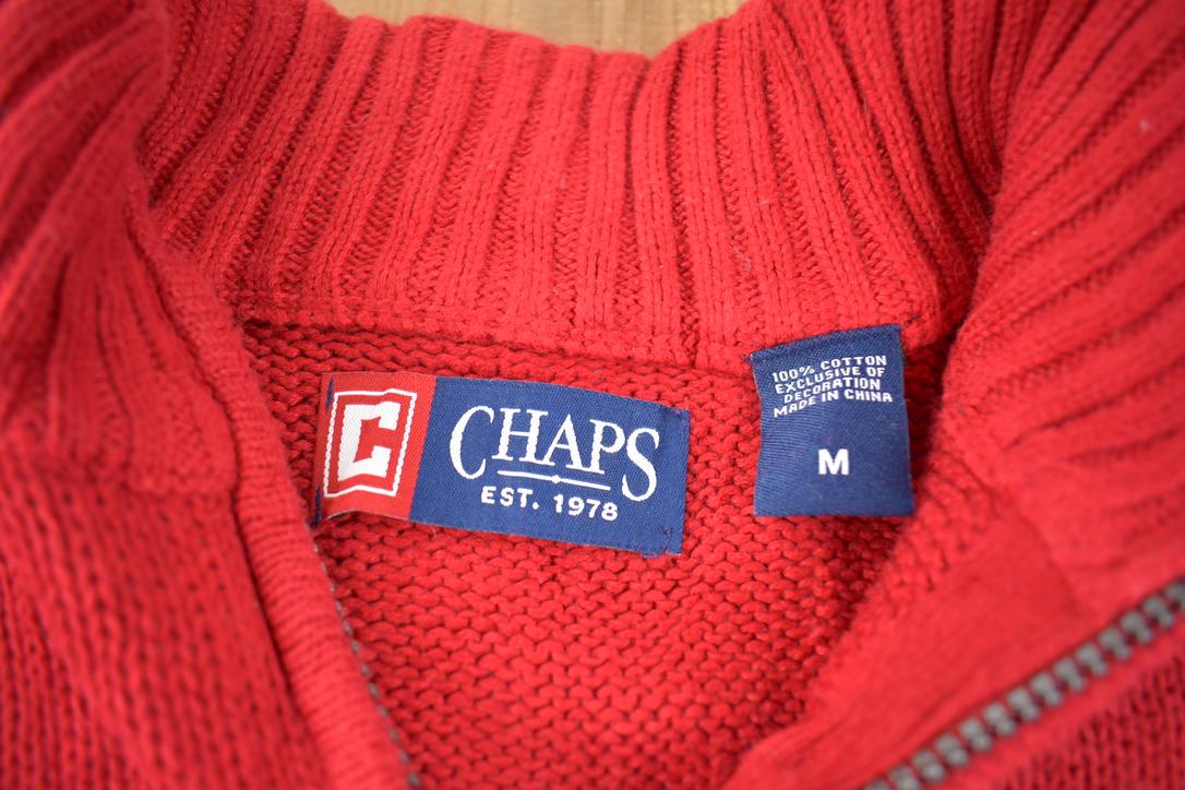 90s  vintage　knit sweater CHAPS 　2XB 90s vintage knit sweater CHAPS 2XB