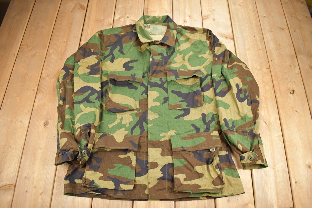ジャケット・アウター USMC HOT WEATHER CAMO COAT 1970s SMALL s-l400.jpg