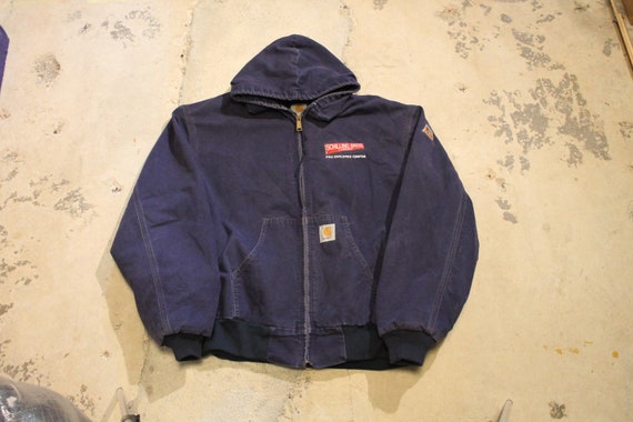 Vintage Carhartt / Full Zip Embroidered Workwear J