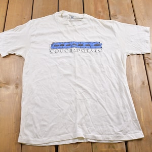 Vintage 1987 Couch Potato Funny Graphic T Shirt / Vintage T Shirt / Streetwear / Graphic Tee / Single Stitch / Made In USA