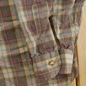 Camisa de franela de lana Pendleton vintage de los años 80, talla 3XL para hombre / Camisa de los 80 / Pendleton vintage / Camisa de los 80 / Para exteriores / Hecha en EE. UU. imagen 5