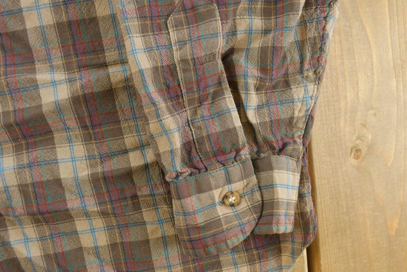 Camisa de franela de lana Pendleton vintage de los años 80, talla 3XL para hombre / Camisa de los 80 / Pendleton vintage / Camisa de los 80 / Para exteriores / Hecha en EE. UU. imagen 5