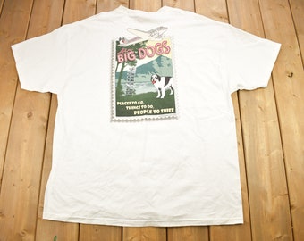 Vintage 1997 Deadstock Air Big Dogs Graphic T Shirt / Vintage T Shirt / Streetwear / Graphic Tee / Big Dog Extreme / Made In USA