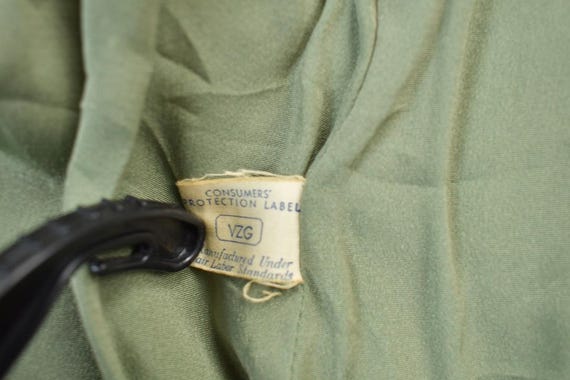 Vintage 1960s Fredleys Mint Green Wool Button Up Jacket / 60s Wool / Fall Jacket / Trench Coat / Streetwear / Formal / Don La Vigna New York View 6
