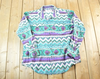 Vintage 1990s California Ranchwear Southwestern Button Up Shirt
