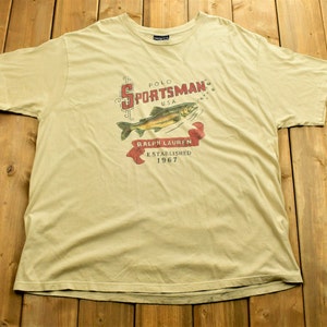 Vintage 1990s Ralph Lauren Polo Sportsman Graphic T-Shirt / Polo Sport / 90s Streetwear / Vintage Athleisure / Brand & Logo / Made in USA